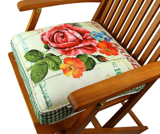 Jastuk za stolicu Beautiful Rose Garden 42x42 cm