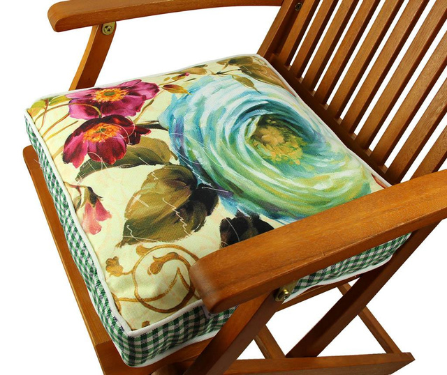 Jastuk za sjedalo Aquatic Petals 42x42 cm