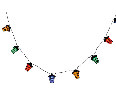 Ghirlanda luminoasa pentru exterior Näve, Chain Lantern, plastic acrilic, 10x380x10 cm