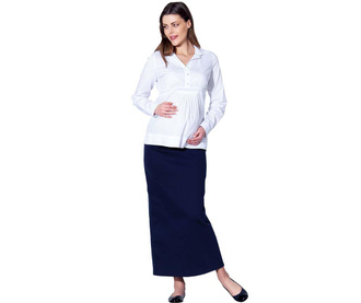Spódnica dla kobiet w ciąże Navy Long L