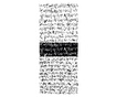 Rozdzielacz pokojowy Hieroglyphic 100x240 cm