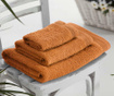 Zestaw 3 ręczników kąpielowych Delta Orange