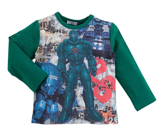 Bluzka od piżamy Robot Green 4 years