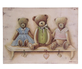 Tablou Teddy's Family 40x30 cm