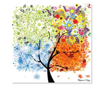 Puzzle educational Seasons Tree