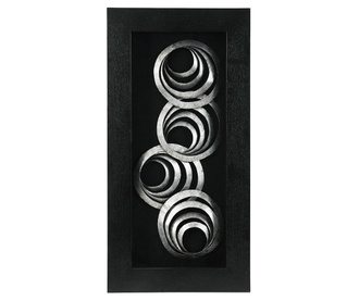 Decoratiune de perete Silver Spiral