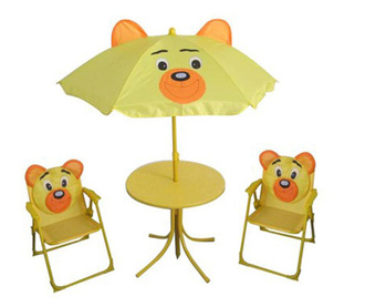 Set mobilier de exterior pentru copii 4 piese Bear Kids