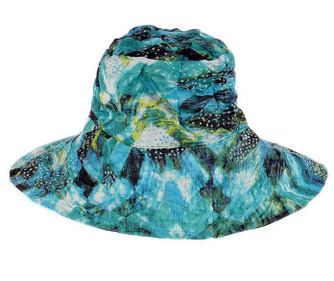 Klobouk Turquoise Pattern