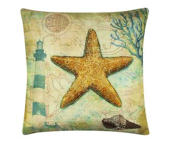 Διακοσμητικό μαξιλάρι Starfish 43x43 cm