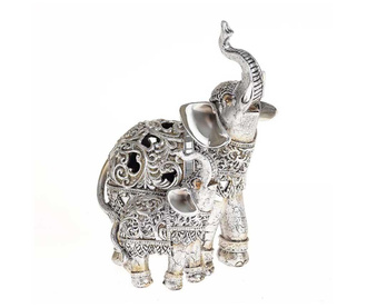 Decoratiune Elephants Silver