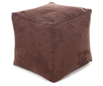 Puf Cube Suede Chocolate