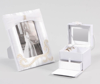 Set rama foto si cutie pentru bijuterii Wedding