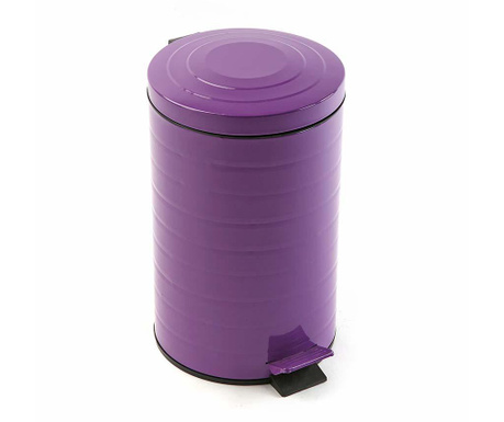 RESIGILAT Cos de gunoi cu capac si pedala Joy Purple 12 L