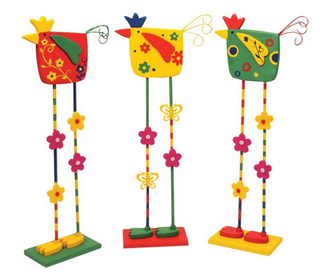 Set 3 decoratiuni Tall Birds