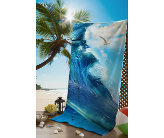 Prosop de plaja On the Wave 75x150 cm