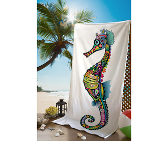 Prosop de plaja Funky Seahorse 75x150 cm