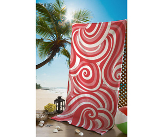 Prosop de plaja Pink Shapes 75x150 cm