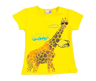Tricou Giraffe Yellow 5-6 ani