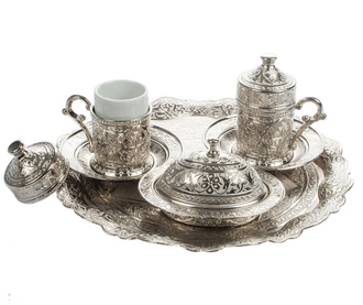 Set 11 piese pentru cafea Ottoman Diya Silver