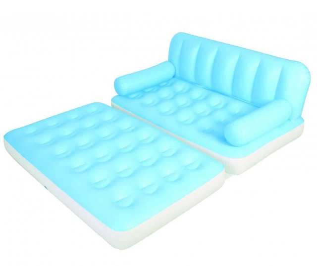 Canapea gonflabila 5in1 Comfort Light Blue White