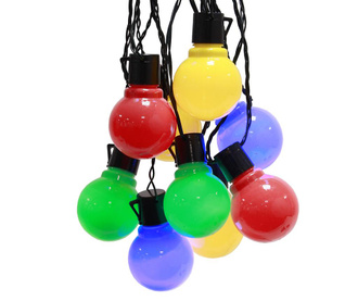 Zunanja svetlobna veriga Colourful Bulbs