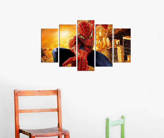 Комплект 5 картини Spider Man Action