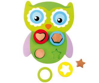 Joc tip puzzle 9 piese Owl