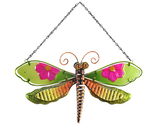 Decoratiune Green Dragonfly