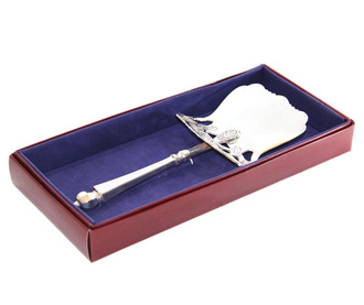 Spatula pentru lasagna Royal Family, Margaux, amestec din alama de calitate inalta si cupru, 27x10x2 cm