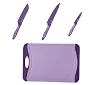 Set tocator si 3 cutite Purple