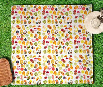 Patura pentru picnic Lots of Fruits 150x150 cm