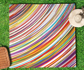 Patura pentru picnic Fun Circles 150x150 cm