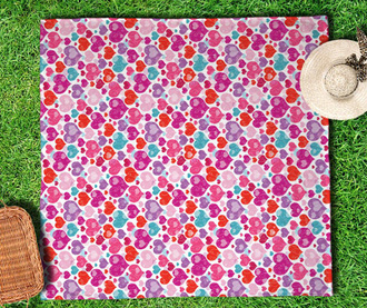 Patura pentru picnic Lots of Hearts 150x150 cm