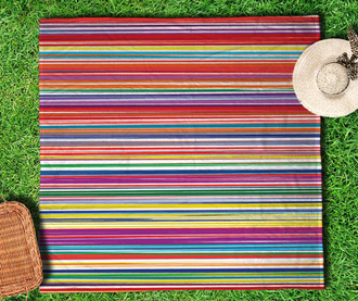 Patura pentru picnic Vintage Stripes 150x150 cm