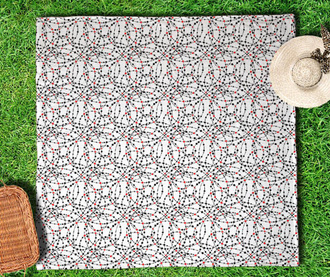 Patura pentru picnic Modern Splatters 150x150 cm