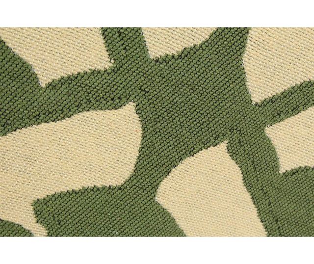 Covor tip pres Agac Green Beige 60x90 cm