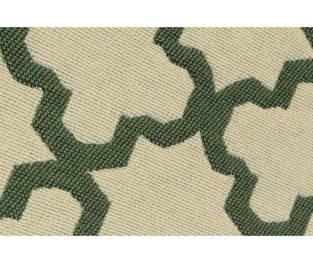 Covor Yildiz Green Beige 60x90 cm
