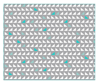 Covor Triangles Grey 150x180 cm