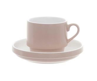 Set ceasca si farfuriuta Blush Pink