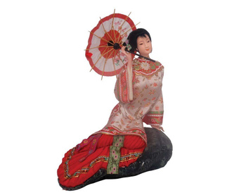 Decoratiune Lady with Parasol on Rock