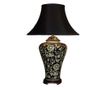 Lampa Floral Black
