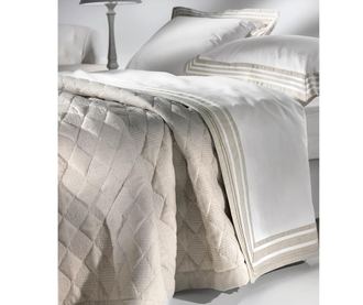 Lenjerie de pat Double Percale Illum White