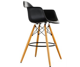 Scaun de bar Figaro Wood Black