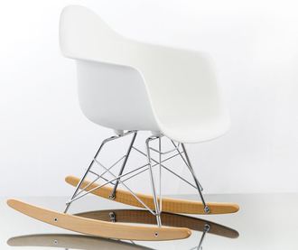 Balansoar pentru copii Figaro Chrome White