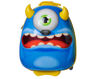 Otroški kovček Bouncie Monster Blue 18 L