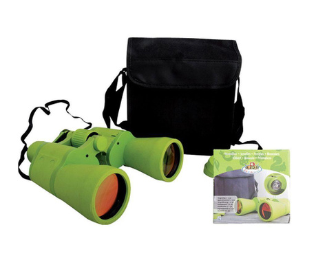 Set binoclu si geanta pentru copii Esschert Design, Green, cauciuc
