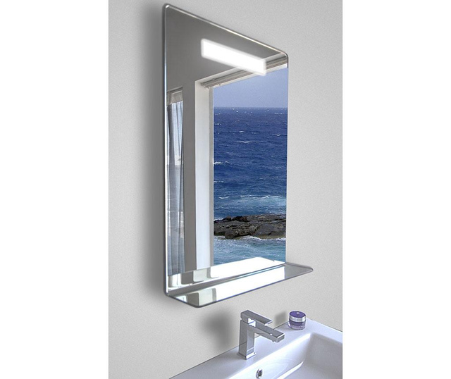 Oglinda cu LED Tomasucci, Haven, sticla, 52x12x75 cm