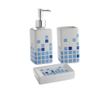3-dijelni kupaonski pribor Mosaic Blue