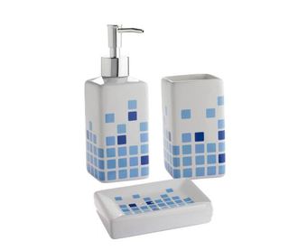 3-dijelni kupaonski pribor Mosaic Blue