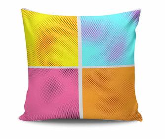 Perna decorativa Pop Art Square 45x45 cm
